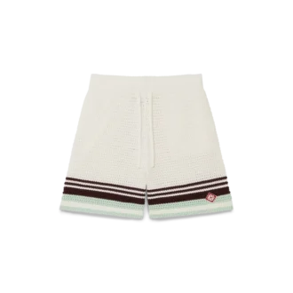 Tennis-katoenen gehaakte Shorts