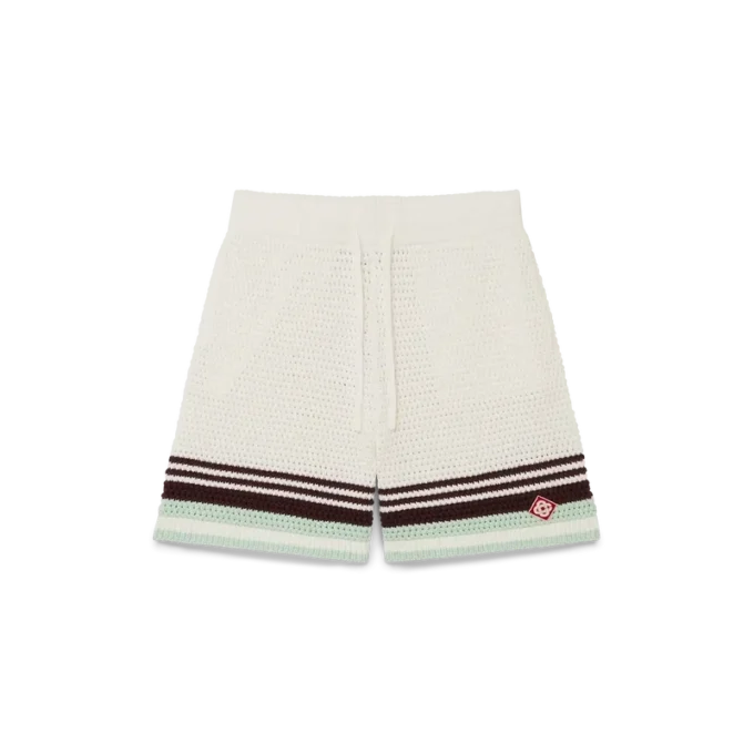 Tennis-katoenen gehaakte Shorts