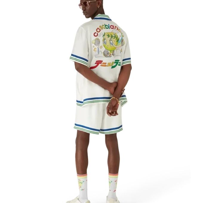 Tennis Mascot kortmouwig zijden twill overhemd Tennis Mascot kortmouwig zijden twill overhemd