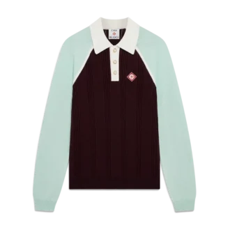 Tennis-polo met lange mouwen