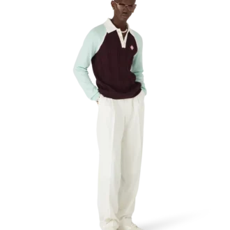 Tennis-polo met lange mouwen