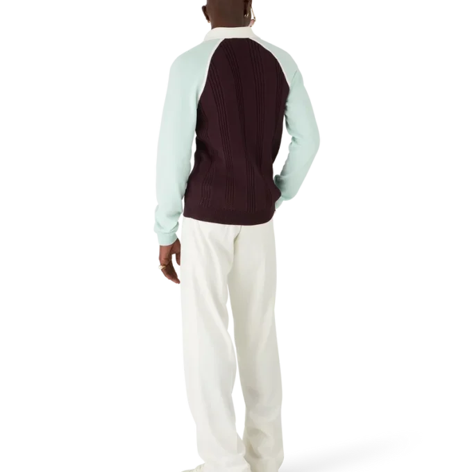 Tennis-polo met lange mouwen