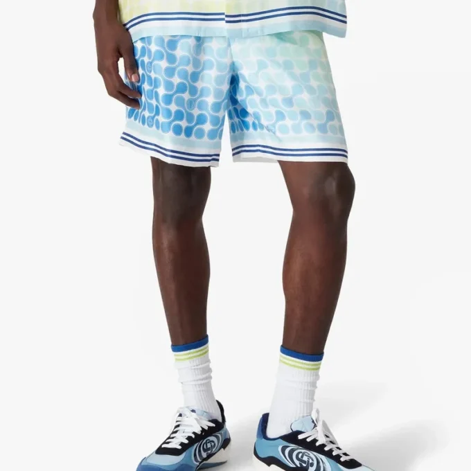 Tennis Tile zijden Shorts Tennis Tile zijden Shorts