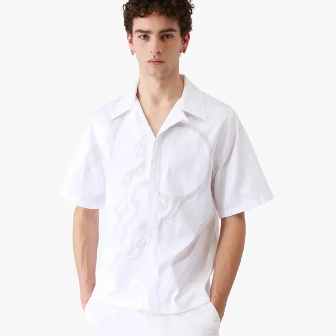 The Art of the Serve Fil Coupe short-sleeve overhemd
