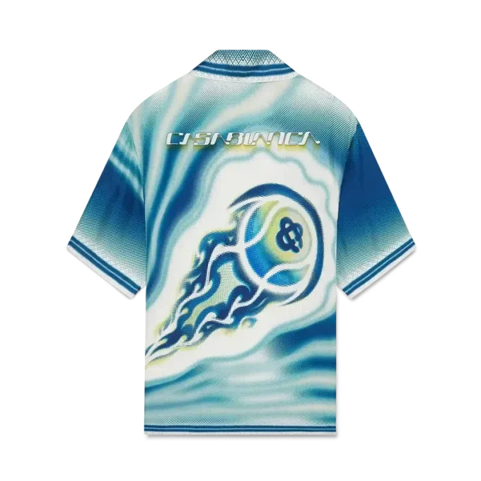 The Art of the Serve zijden overhemd met korte mouwen