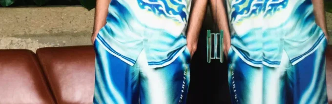 The Art of the Serve zijden short