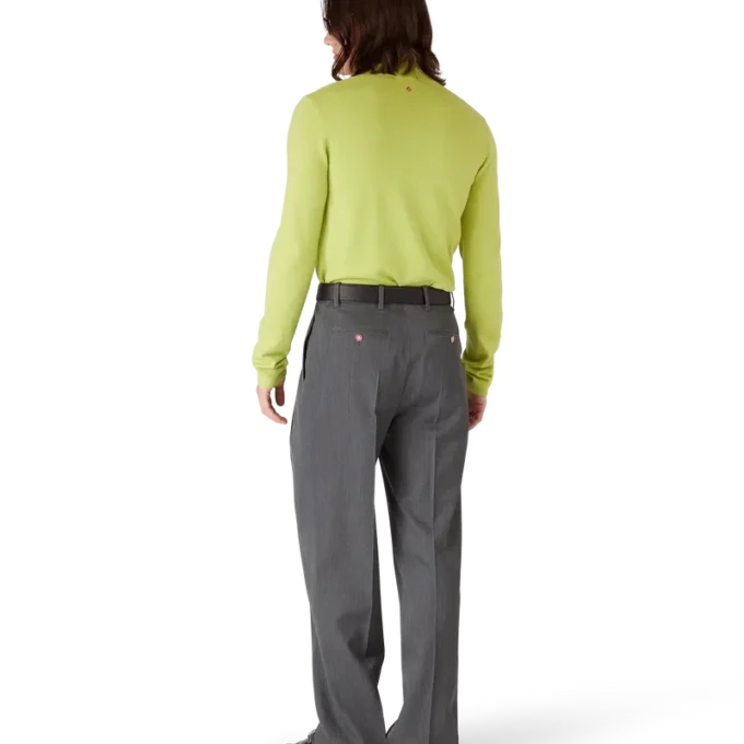 Top met col van merinowol Top met col van merinowol