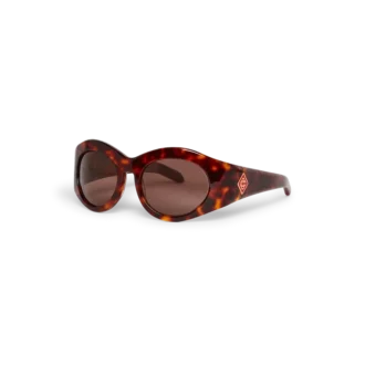 Tortoiseshell Goggle-zonnebril | Casablanca Paris