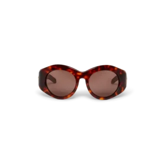 Tortoiseshell Goggle-zonnebril | Casablanca Paris