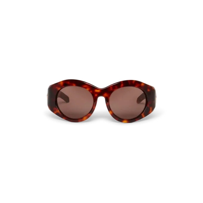 Tortoiseshell Goggle-zonnebril | Casablanca Paris