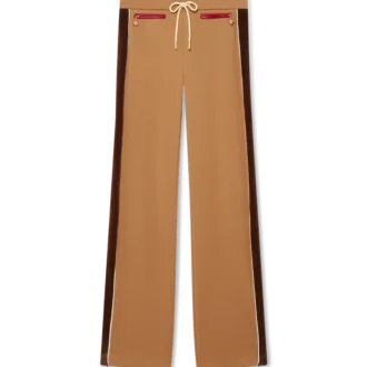 Trainingsbroek met chenille panelen