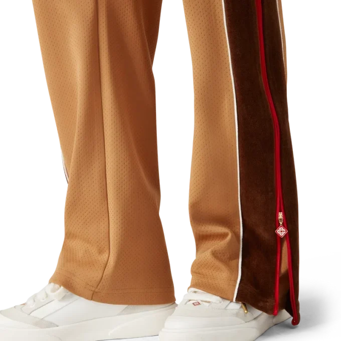 Trainingsbroek met chenille panelen