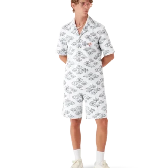 Trainingsshort met jacquardmotief