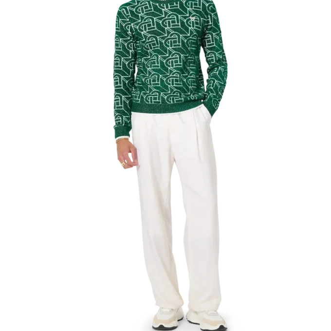 Trui met hartjesmonogram