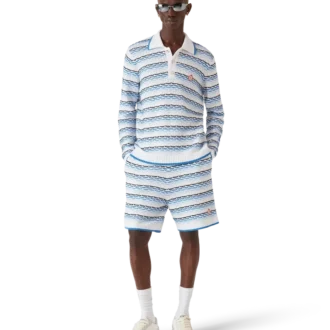 Tuck Stitch overhemd met lange mouwen