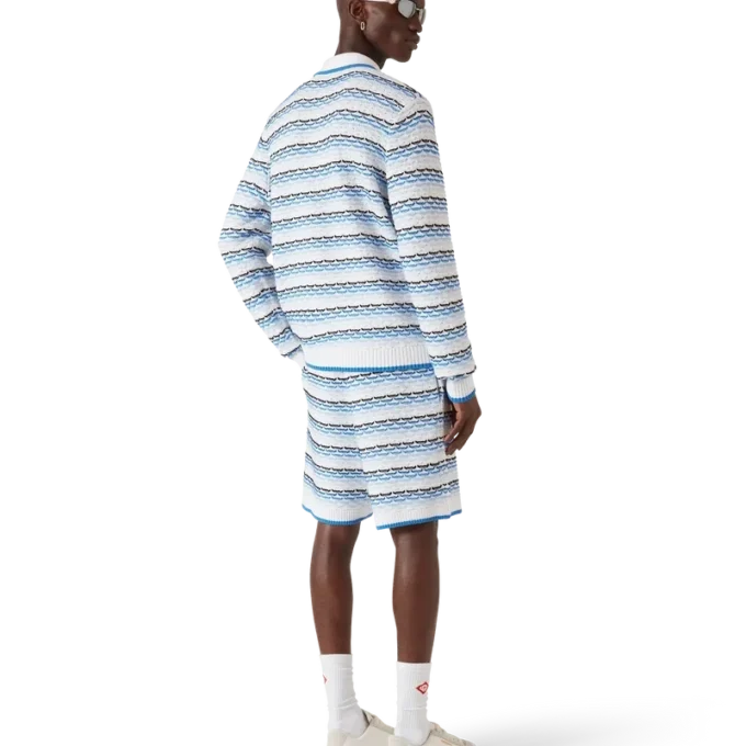 Tuck Stitch overhemd met lange mouwen