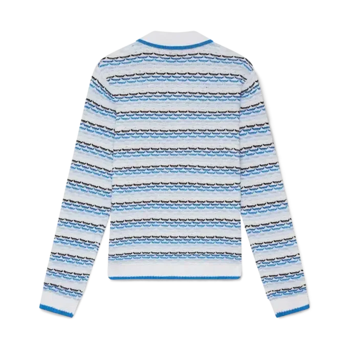 Tuck Stitch overhemd met lange mouwen