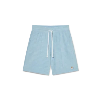 Velours gestreepte Shorts