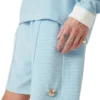 Velours gestreepte Shorts