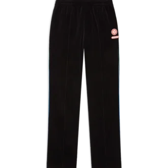 Velours trainingsbroek met kleurverloop