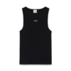 Vervaagde geribde tanktop
