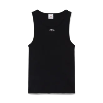 Vervaagde geribde tanktop