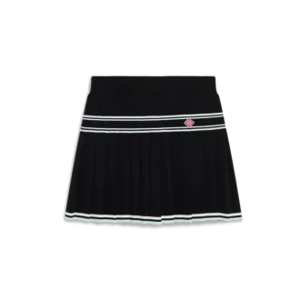 Viscose geplooide minirok