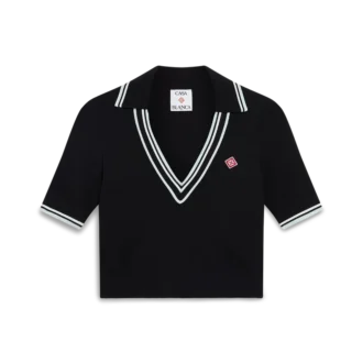 Viscose overhemd met V-hals