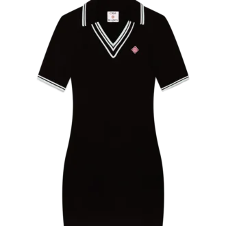 Viscose polojurk met V-hals