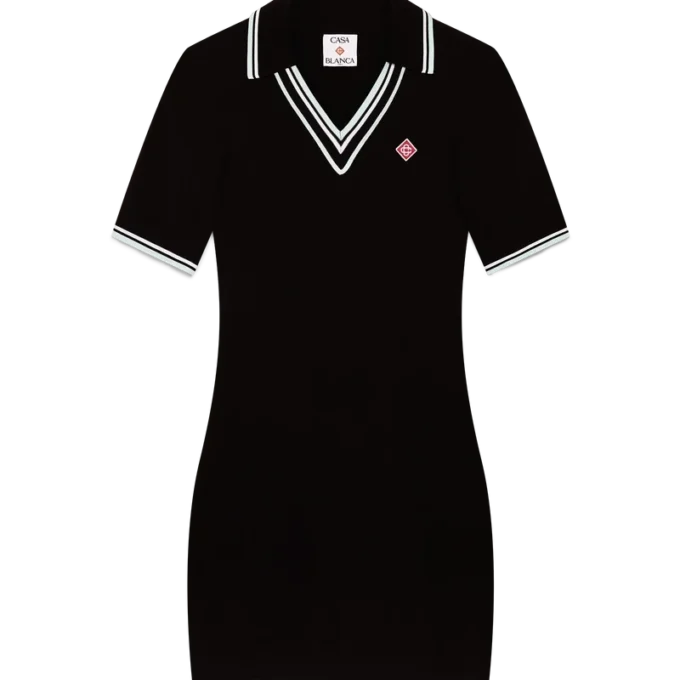 Viscose polojurk met V-hals