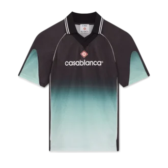 Voetbalshirt met korte mouwen en jacquardmonogram in kleurverloop