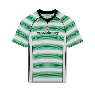 Voetbalshirt met panelen en kleurverloopstrepen