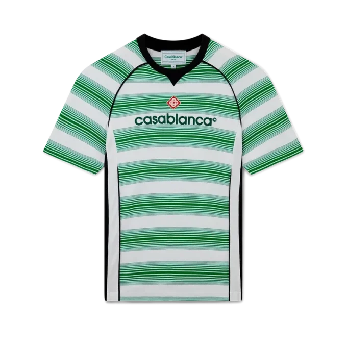 Voetbalshirt met panelen en kleurverloopstrepen