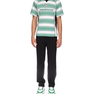 Voetbalshirt met panelen en kleurverloopstrepen