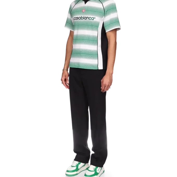 Voetbalshirt met panelen en kleurverloopstrepen