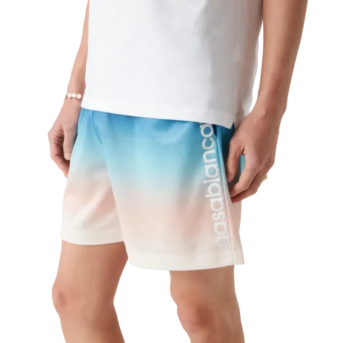 Voetbalshort met kleurverloop Voetbalshort met kleurverloop