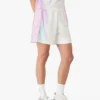 Voetbalshort van mesh met glazen kleurverloop