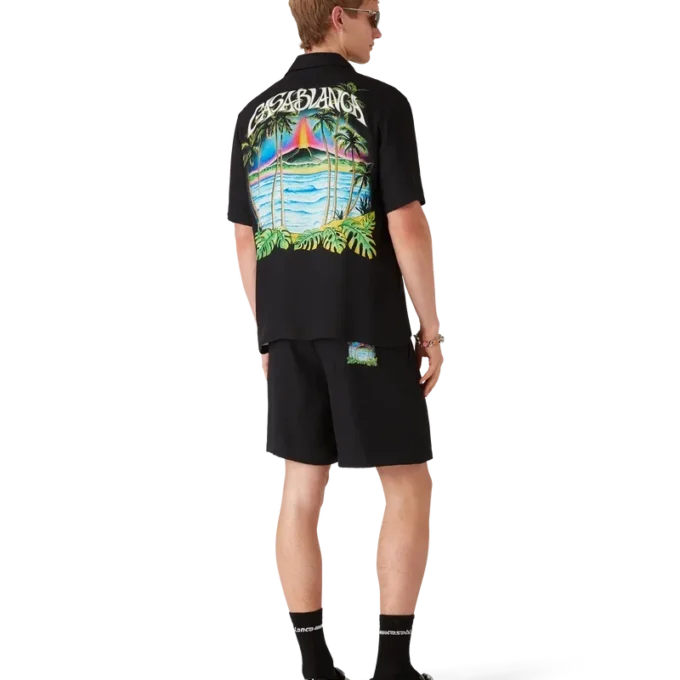 Volcano Jacquard zijden Shorts Volcano Jacquard zijden Shorts