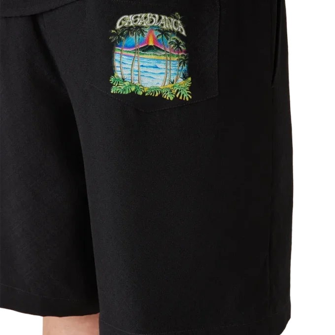 Volcano Jacquard zijden Shorts Volcano Jacquard zijden Shorts