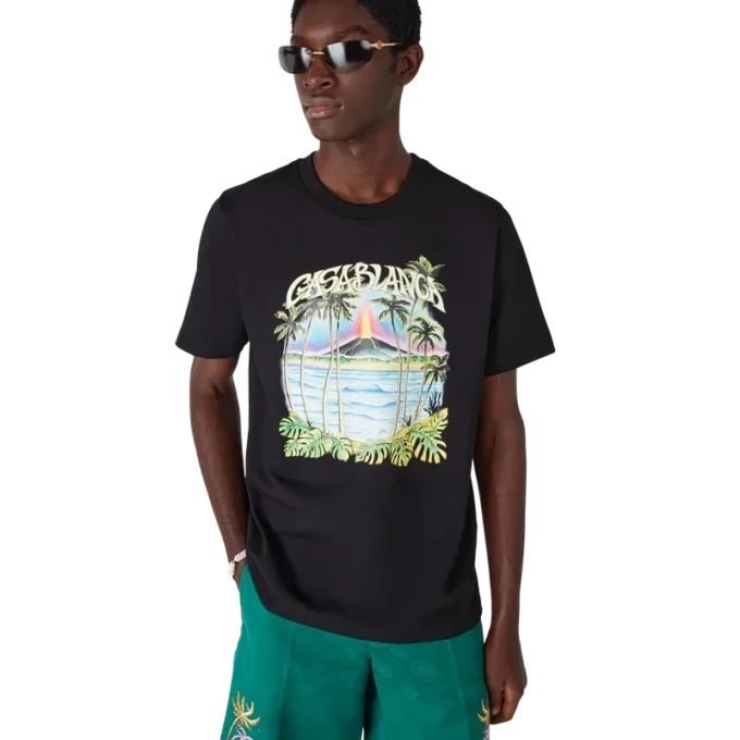 Volcano T-shirt met korte mouwen