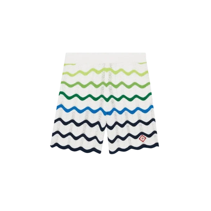 Wave gebreide Shorts