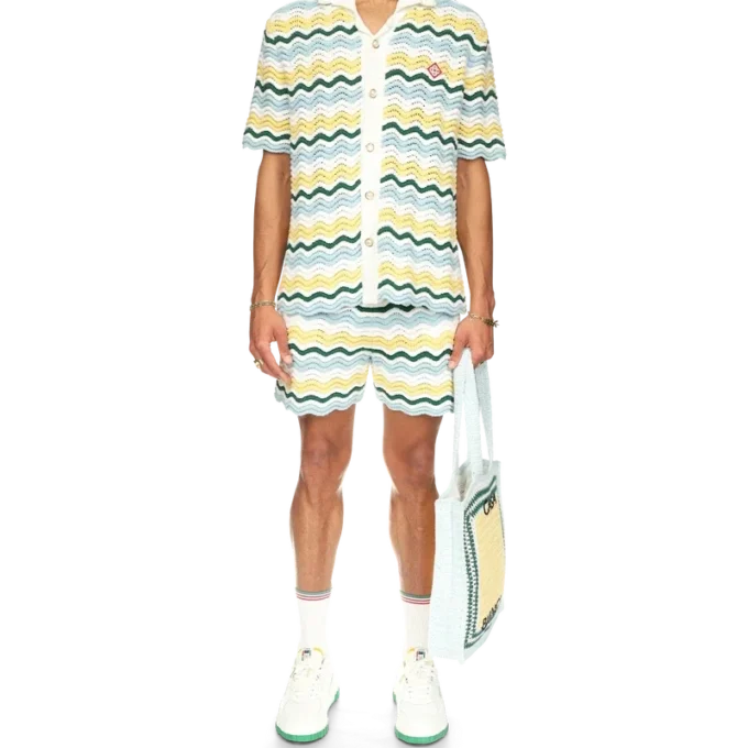 Wavy Boucle-overhemd