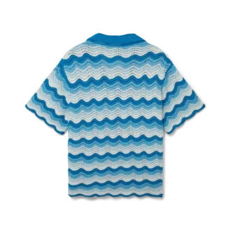 Wavy Gradient gehaakt overhemd