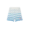 Wavy Gradient gehaakte Shorts