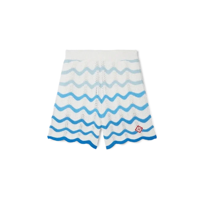 Wavy Gradient gehaakte Shorts