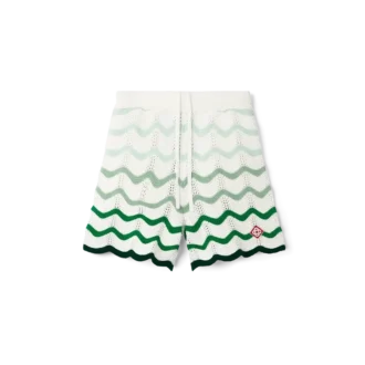 Wavy Gradient gehaakte Shorts