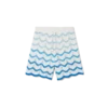 Wavy Gradient gehaakte Shorts
