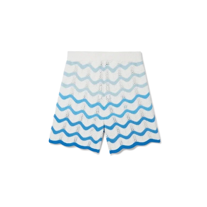 Wavy Gradient gehaakte Shorts