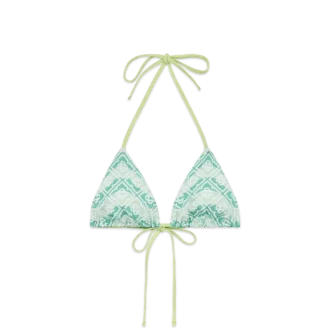 Wavy Monogram-bikinitop