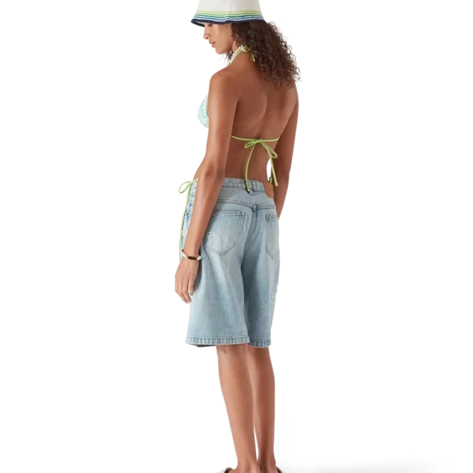 Wavy Monogram-bikinitop